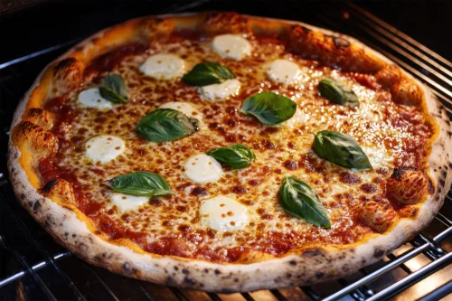 Pizzabunn av surdeig