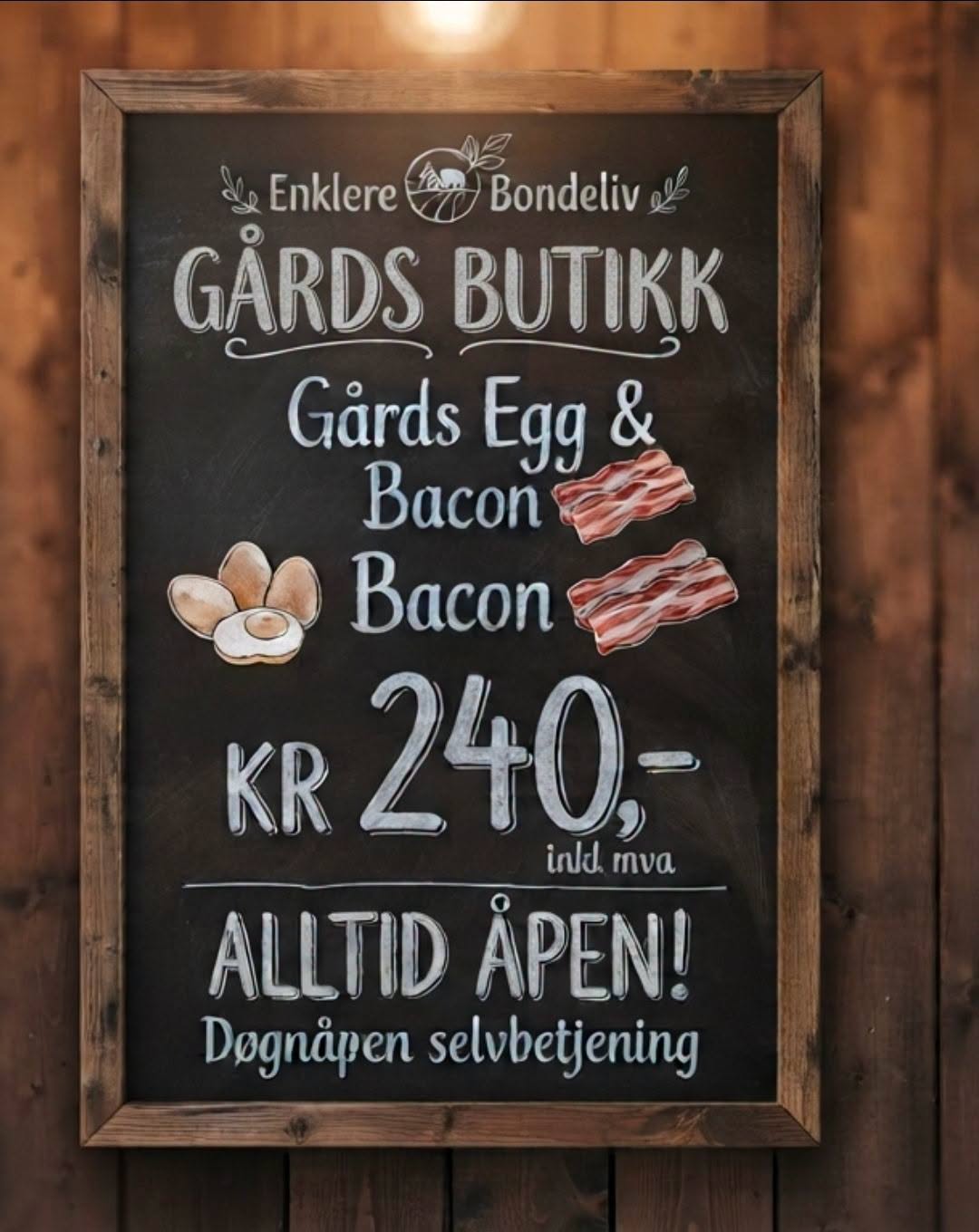 bacon og egg